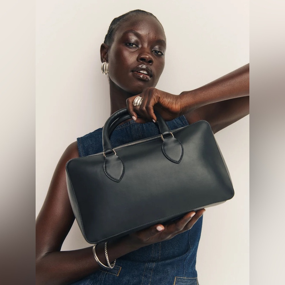 Reformation Medium Patrizia Bag Black - Size OS - Picture 3 of 8